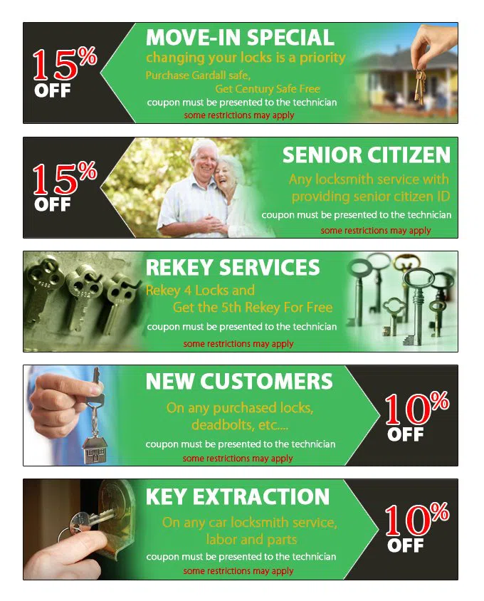 Lock Safe Services Indianapolis, IN 317-975-2289 - coupon23-set-five